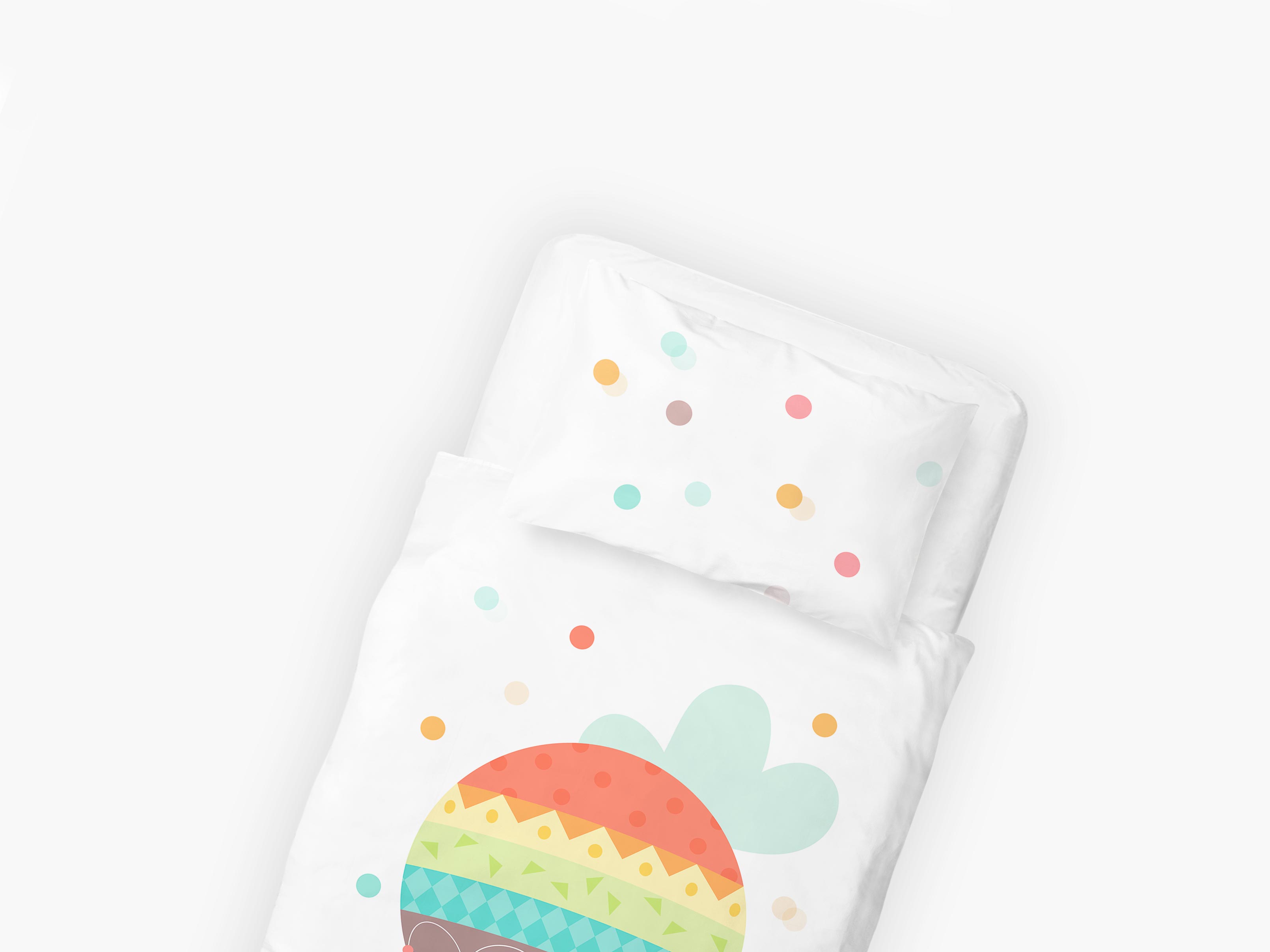 Kids bedding - Aerial picture of Jeanette the Cat